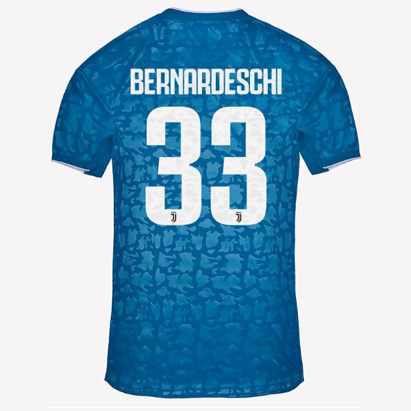 Maillot Football Juventus NO.33 Bernaroeschi Third 2019-20 Bleu